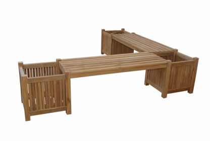 Planter Bench (2 bench + 3 planter box)