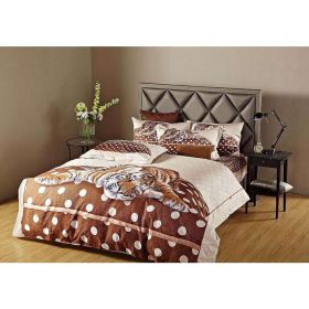 Duvet Cover Sheets Set, Sleepy Tiger