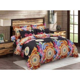 Duvet Cover Set Queen Size Floral Bedding Dolce Mela - Ecstasy