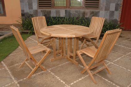 Butterfly Comfort 5-Pieces Dining Table Set