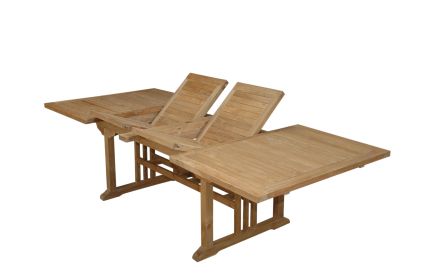 Sahara 106" Rectangular Double Ext. Table