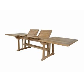 Sahara 126" Rectangular Double Ext. Table