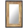 Mirror 31.5"x19.7" Solid Mango Wood