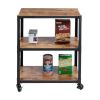 Charm 3 Shelf Mobile Kitchen Serving Cart