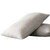 Pillow Cases Standard Size, Standard Pillow Cases Set of 2, Pillowcases Standard, Premium Soft Linen Pillow Case with Envelope Enclosure 20"x27", Grei