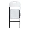 4pcs 47*54*84cm Garden Plastic Folding Chair White