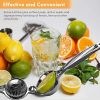 Lemon Squeezer; Lemon Juicer; Citrus Juicer Handheld; Stainless Steel Juicer Hand Press; Lime Squeezer Bar Tool