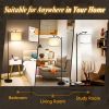 Floor Lamp, Floor Lamp for Living Room with 3 Color Temperatures LED Bulb, Tall Industrial Floor Lamp Reading for Bedroom, Office with Beige Lampshade