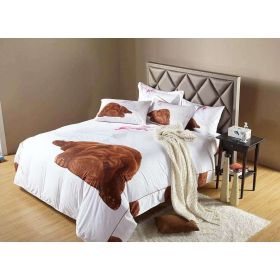 Duvet Cover Sheets Set, Sleepy (Option: Queen)