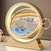 3D Hourglass LED Lamp 360° Moving Sand Art Table Lamp Sandscapes Quicksand Night Light Living Room Accessories Home Decor Gifts